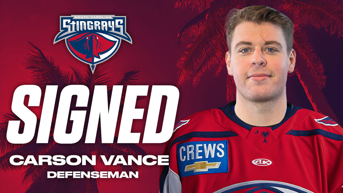 Stingrays Sign Defenseman Carson Vance