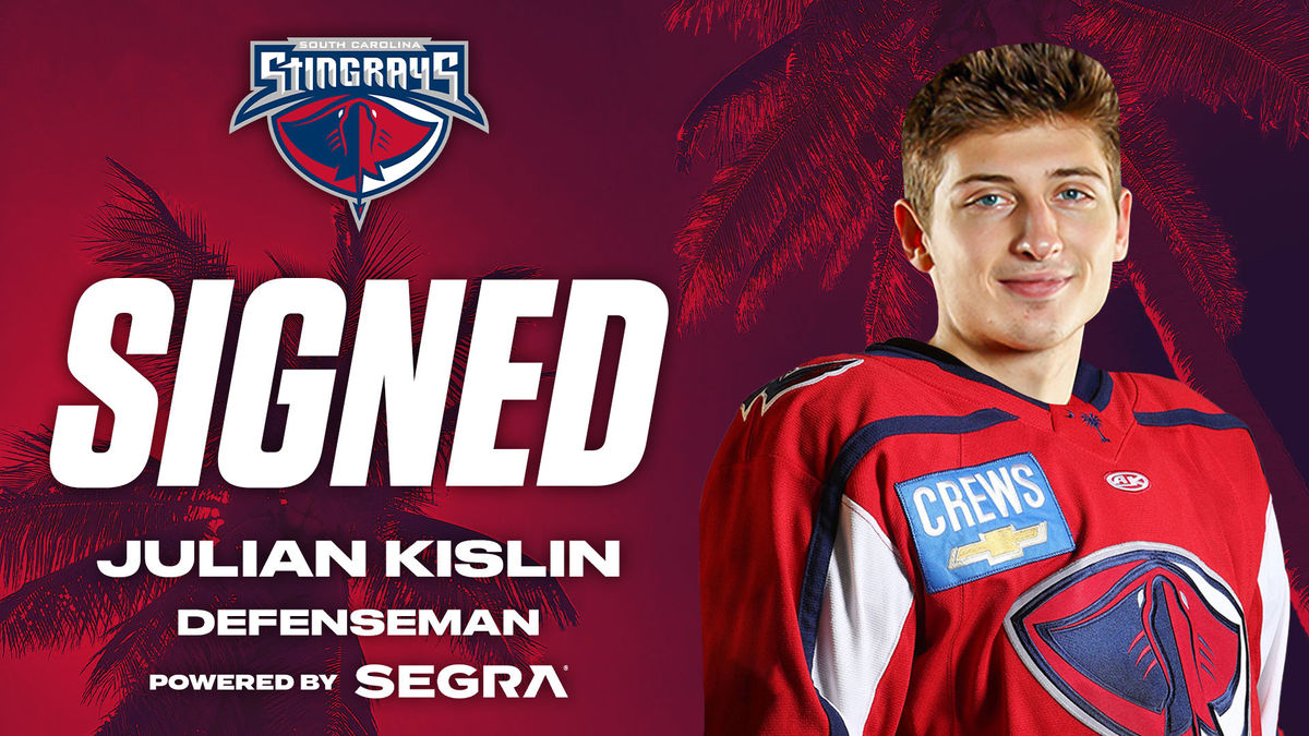 Stingrays Sign Defenseman Julian Kislin