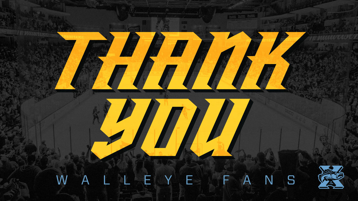 Thank you an amazing tenth season of Walleye hockey