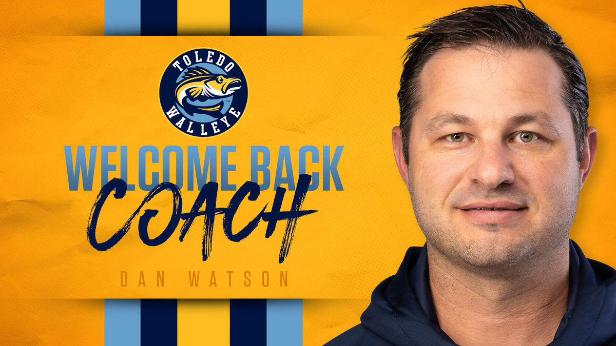 Watson returns as Toledo Walleye head coach
