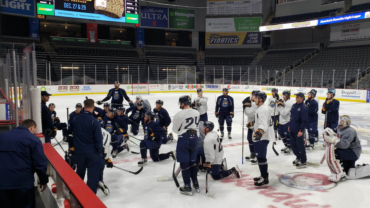 Check out a Walleye practice on Wednesday, October 23