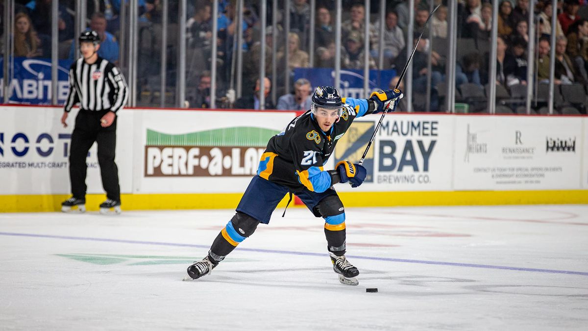 Walleye fall to Royals in chippy contest Saturday night, snapping five-game win streak