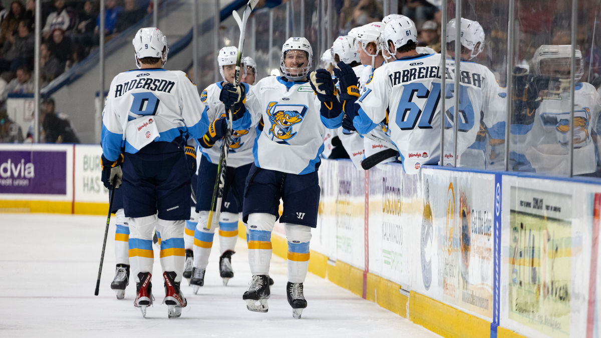 Walleye grab first point in overtime loss to Wings