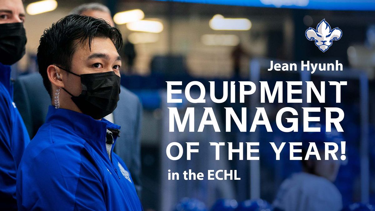 Jean Huynh named Warrior Hockey ECHL Equipment Manager of the Year