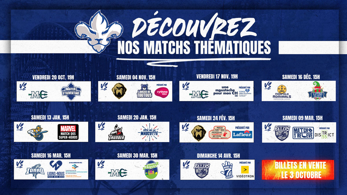 Festival Western de St-Tite becomes a partner and 11 Lions’ Theme Nights are unveiled for the 2023-24 season