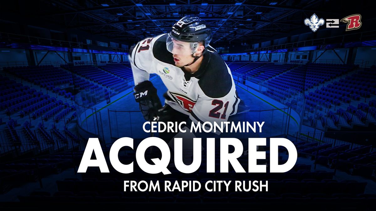 Lions acquire Cédric Montminy from Rapid City Rush