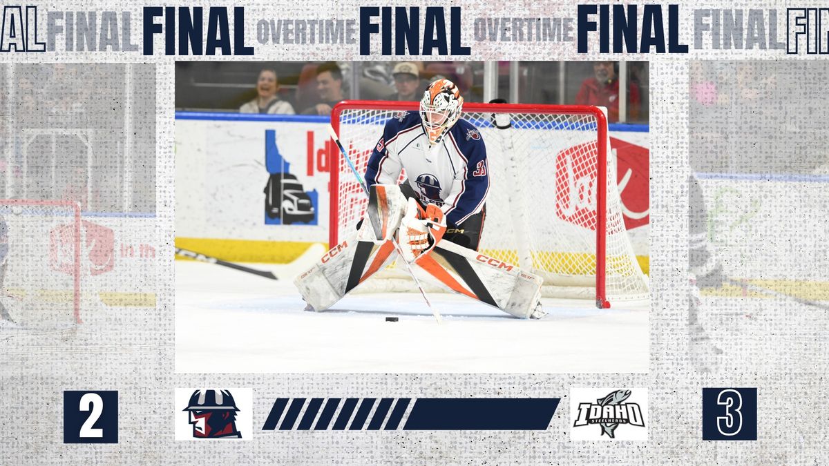 OILERS SNAG POINT IN FIRST-OF-THREE IN IDAHO