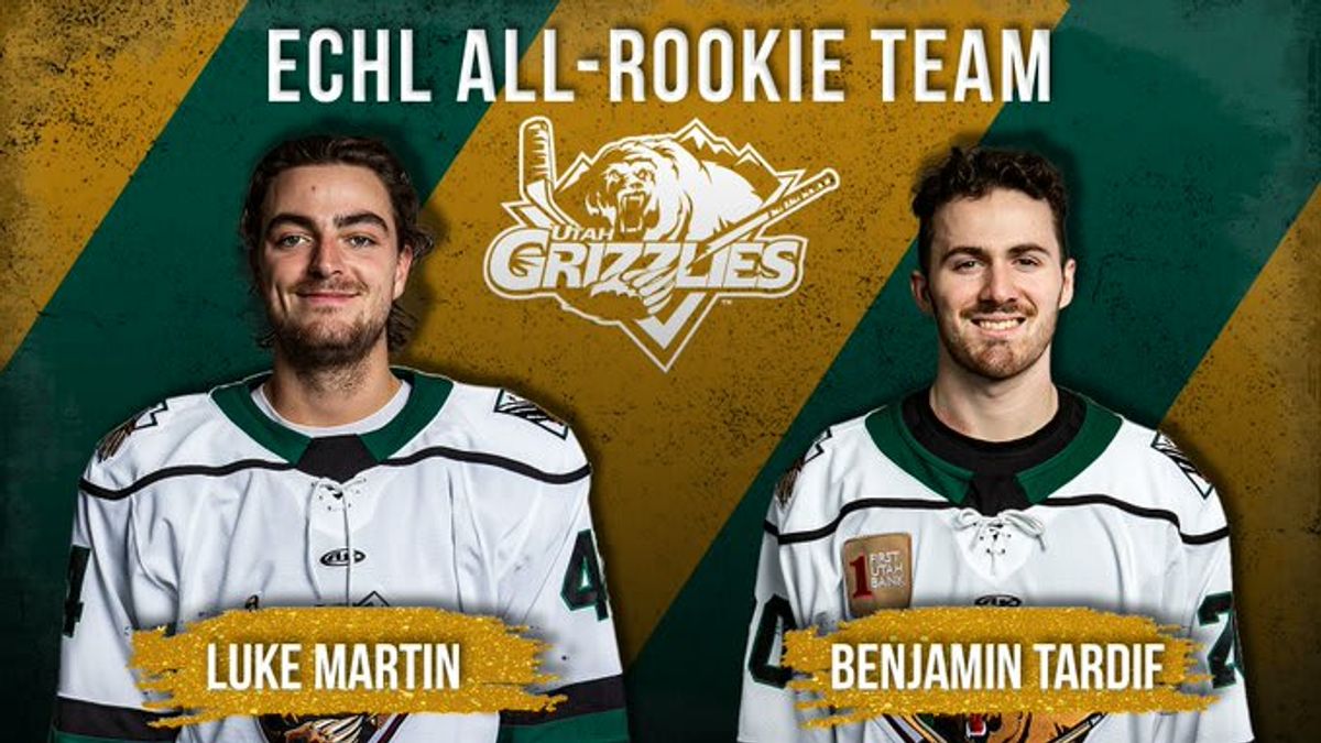Martin and Tardif Named to ECHL All-Rookie Team