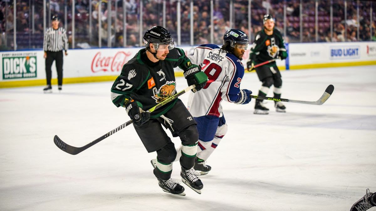Grizzlies Drill the Oilers 5-1 at Maverik Center