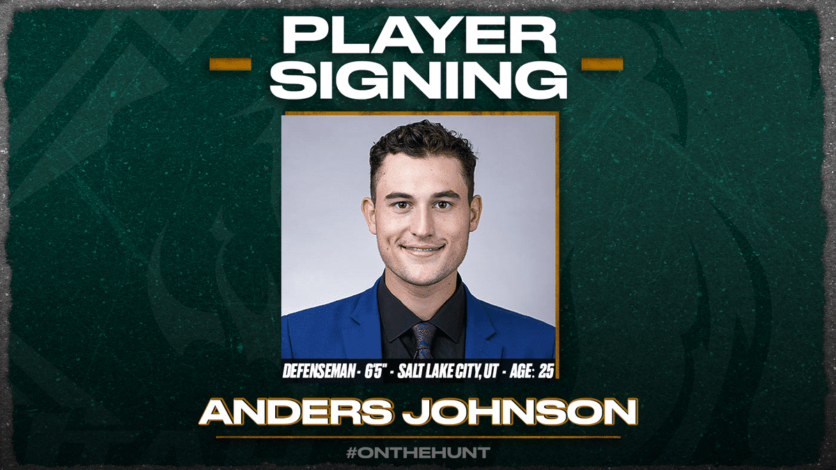 Grizzlies Sign Defenseman Anders Johnson
