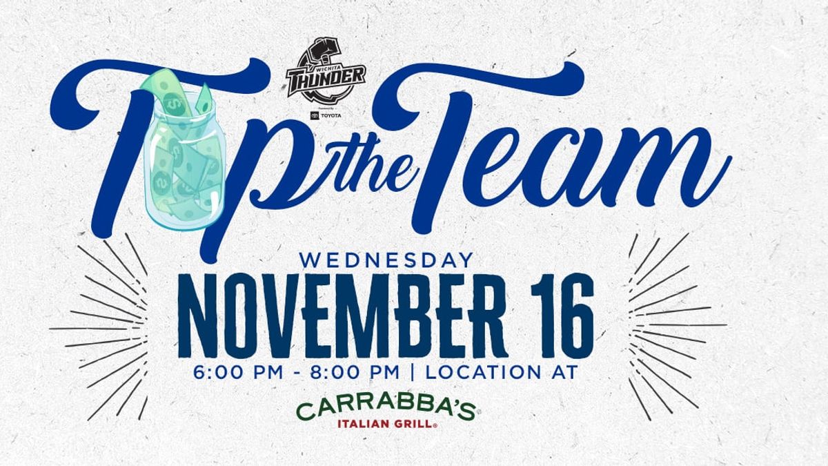 Thunder Announces Tip-The-Team Event At Carrabba&#039;s