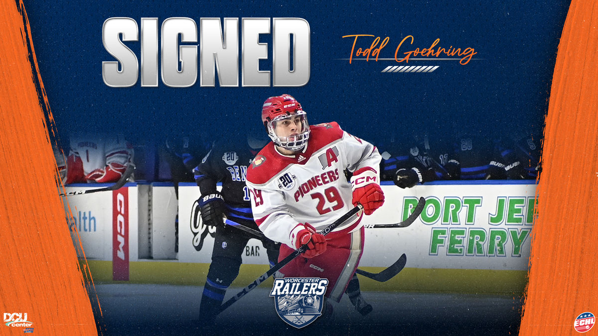WORCESTER RAILERS HC SIGN FORWARD TODD GOEHRING FOR 2023-24 SEASON