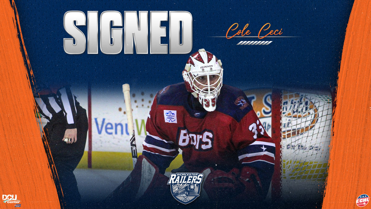 Railers Sign Goaltender Cole Ceci to ECHL Contract