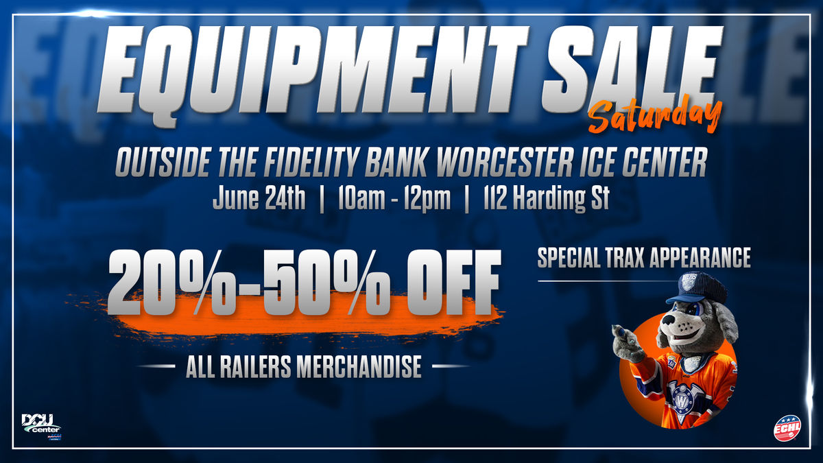 Railers Annual Equipment Sale this Sat., June 24!