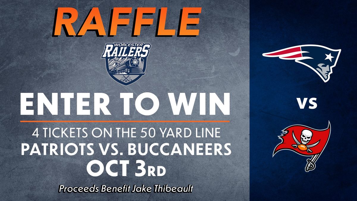 UPDATE: Worcester Railers Have Raised Over $22,000 For Jake Thibeault Through Brady vs. Patriots Ticket Raffle  