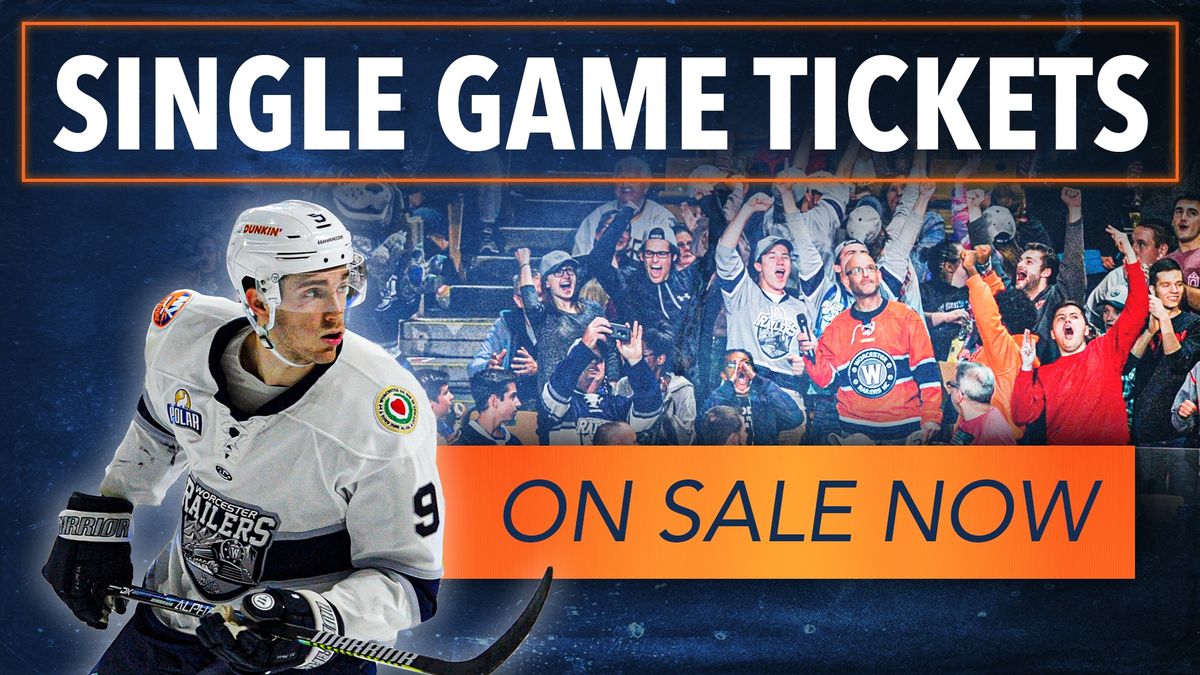 Worcester Railers HC Single Game Tickets On Sale Now