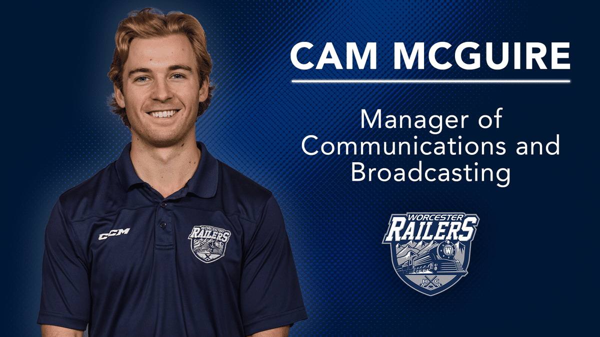 Worcester Railers HC promote Cam McGuire to Manager of Communications and Broadcasting