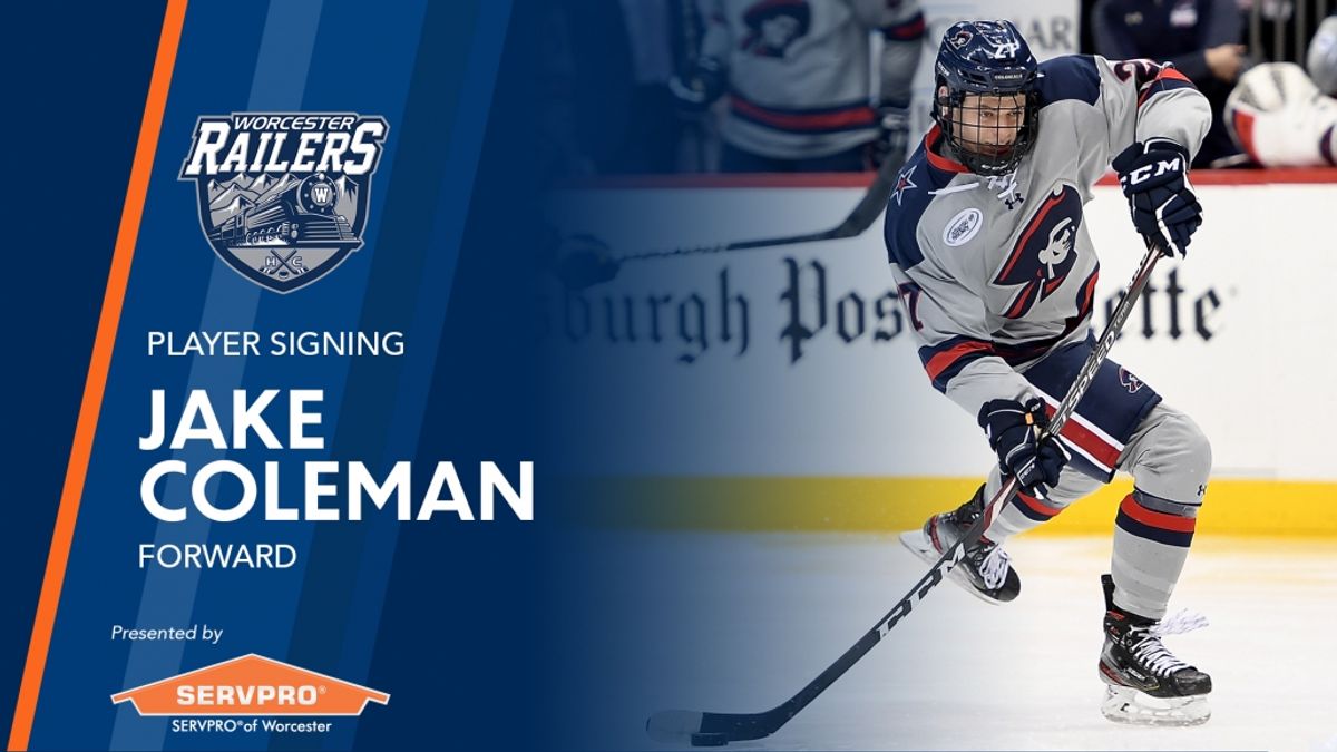 Worcester Railers HC sign rookie forward Jake Coleman for 2020-21 season