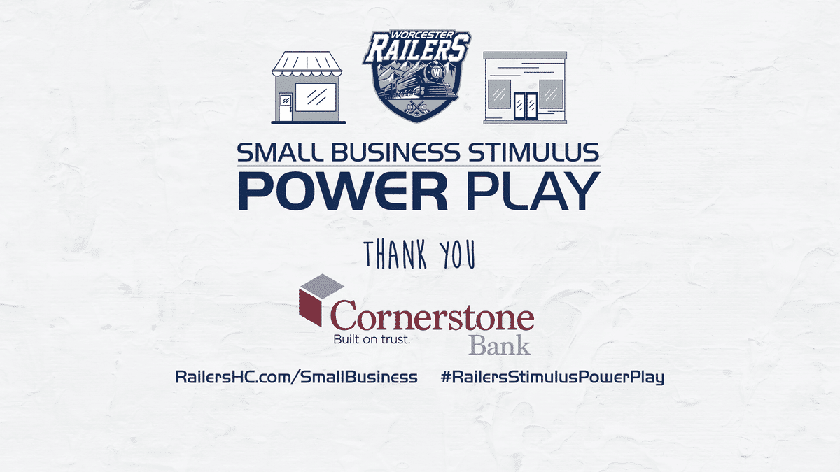 WORCESTER RAILERS HC ANNOUNCE SMALL BUSINESS STIMULUS POWER PLAY RECIPIENTS