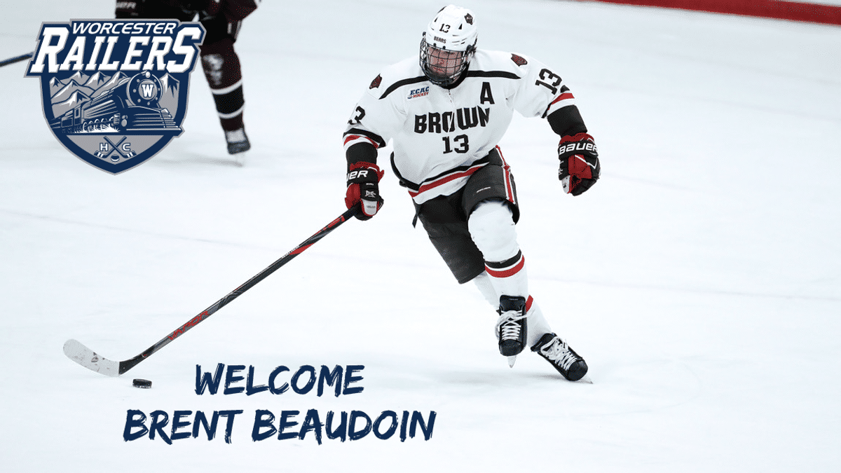 Worcester Railers HC Sign Forward Brent Beaudoin From Brown University