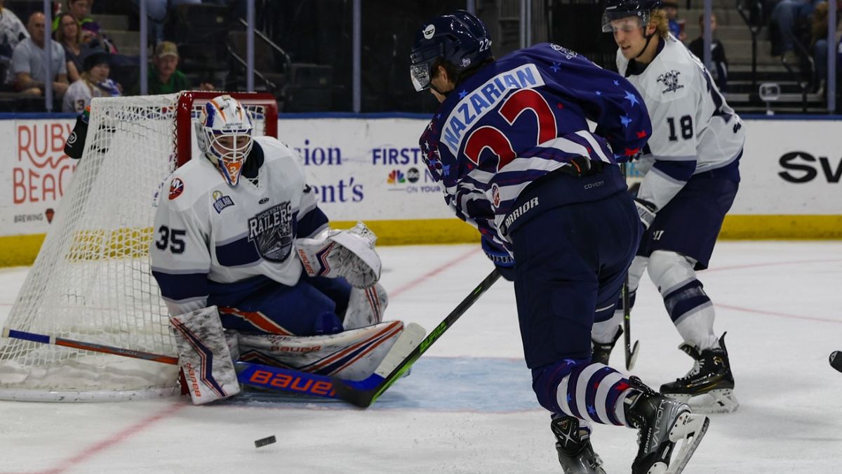 Railers Lose Hard-Fought Game Against the Icemen