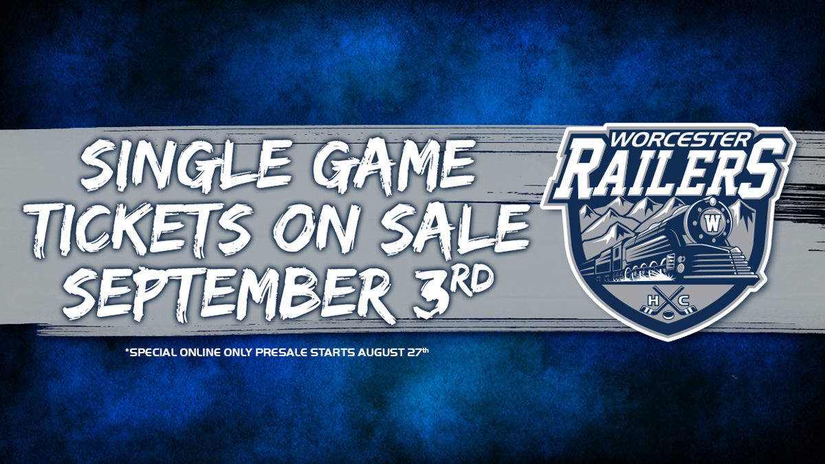 Worcester Railers HC single-game tickets available through special pre-sale offer