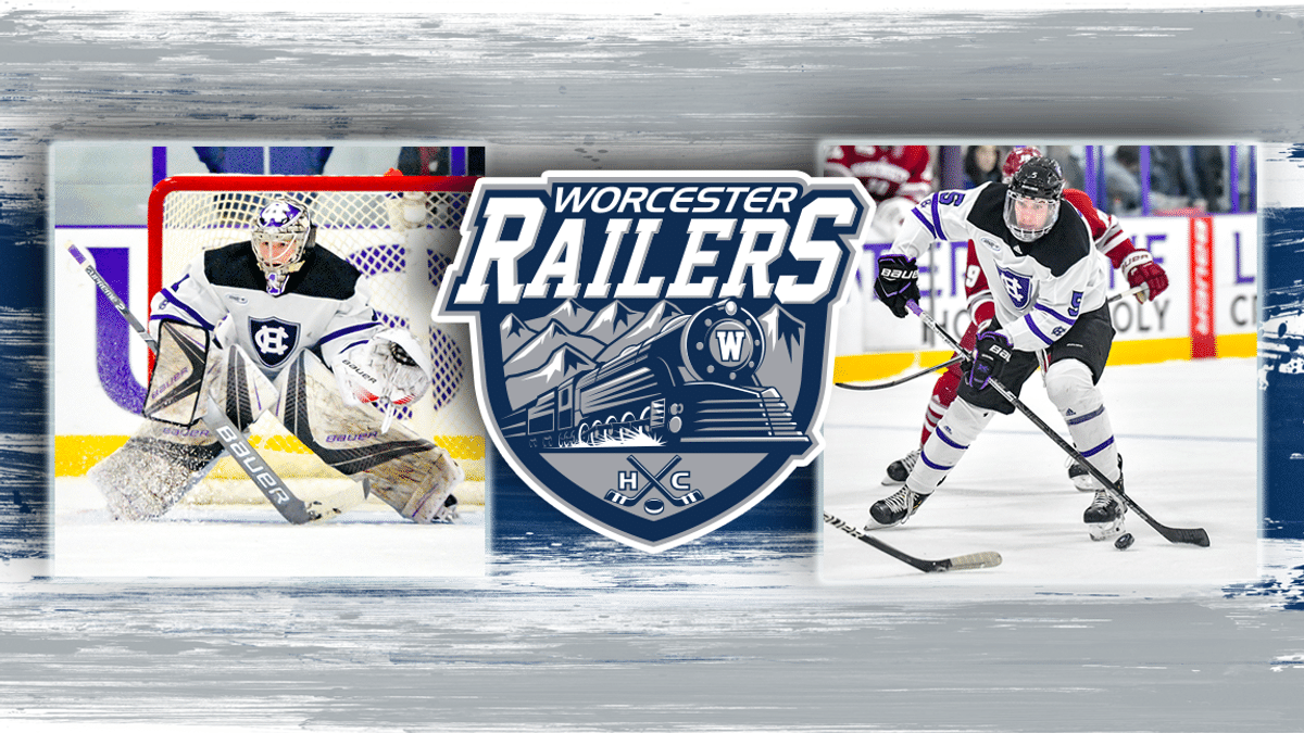 Worcester Railers HC sign a pair of players from Holy Cross