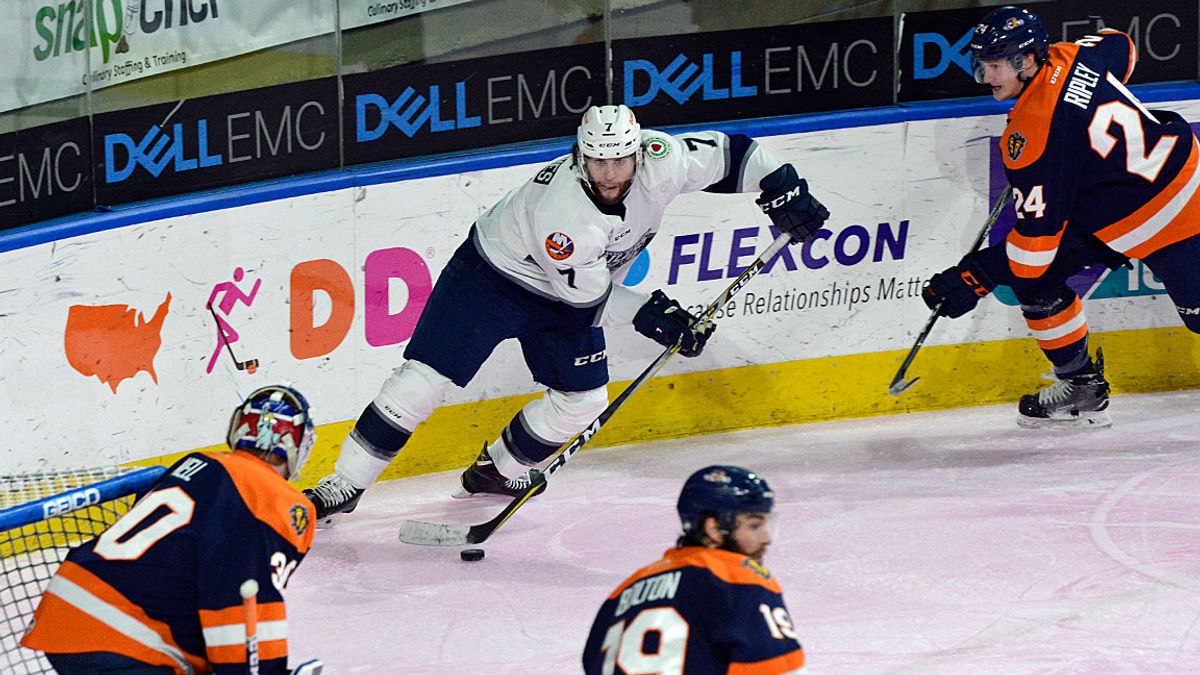 Three third period power play goals pace Railers to 3-2 comeback win over Greenville
