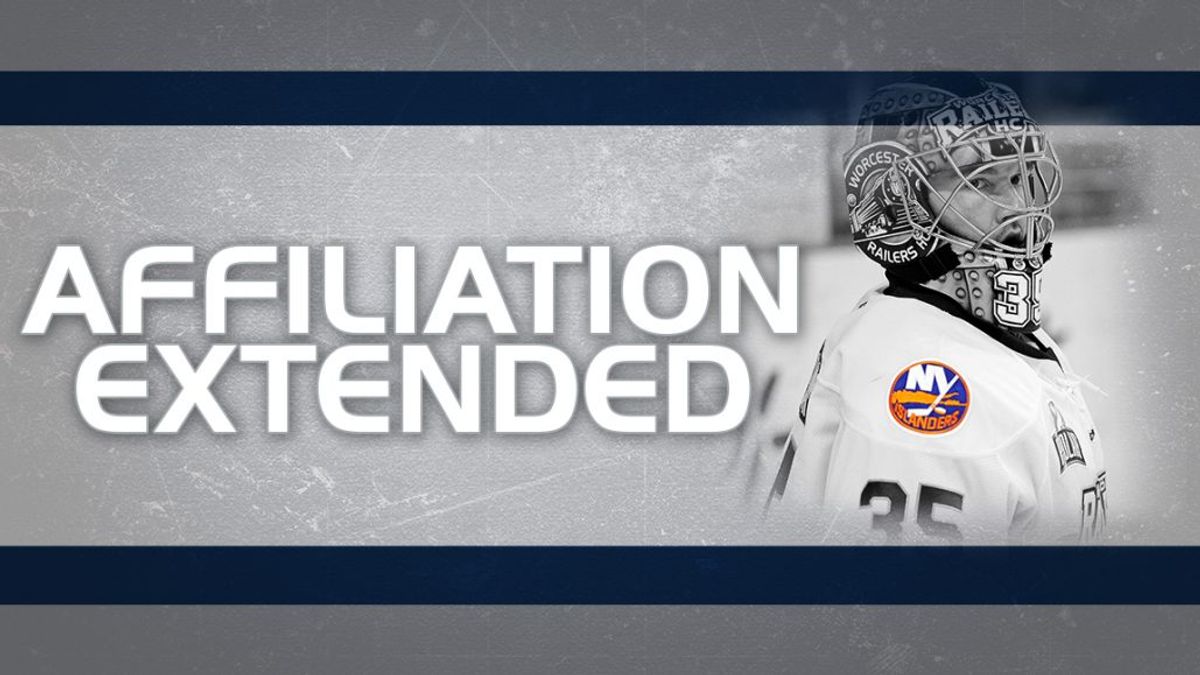 Worcester Railers HC announce extension of NHL affiliation with New York Islanders