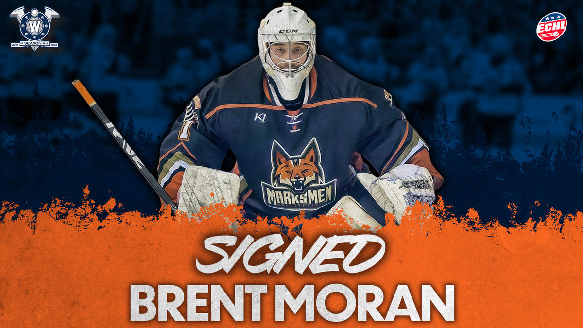 Worcester Railers HC Sign Goalie Brent Moran to ECHL Contract