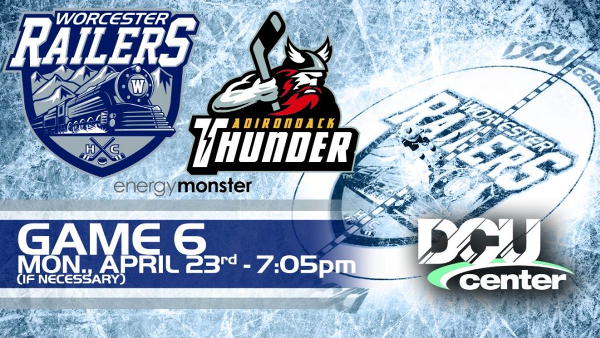  RAILERS LOOK TO FORCE A GAME 6 AT DCU CENTER ON MONDAY