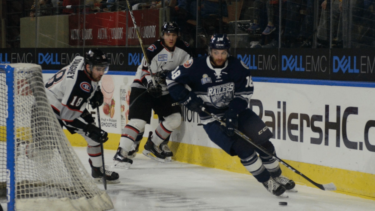 Railers win 6th straight home game with 3-2 victory over Beast