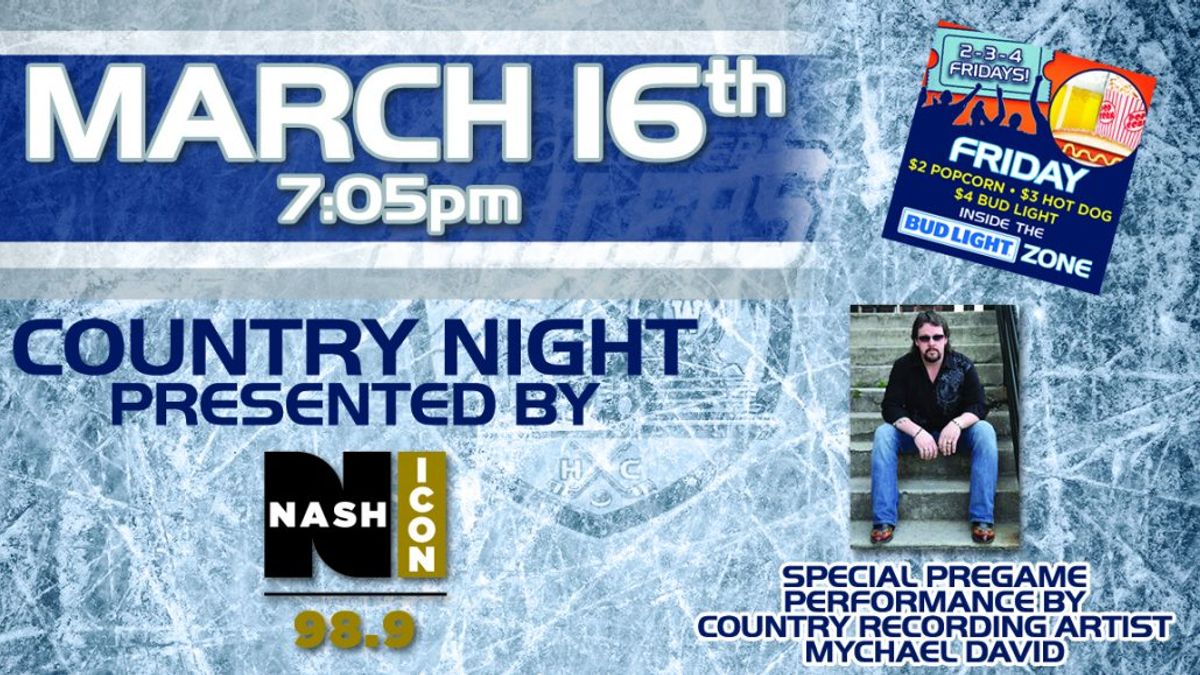 COUNTRY NIGHT presented by 98.9 NASH ICON!