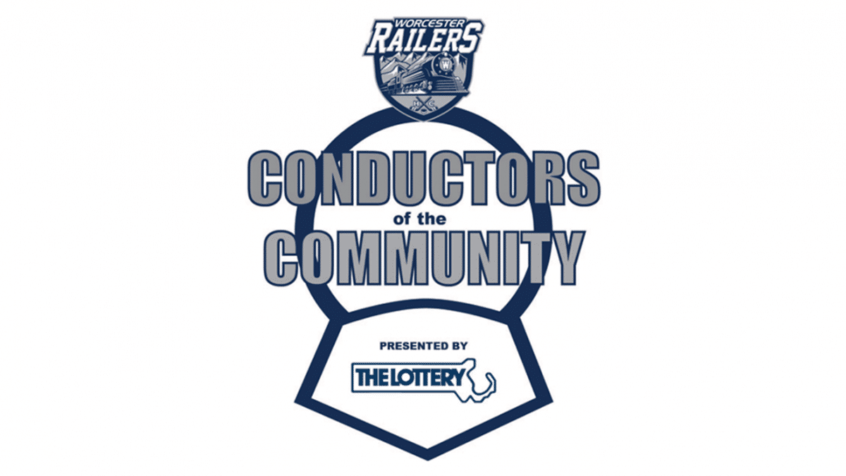 Worcester Railers HC introduces the Conductors of the Community program presented by Mass. State Lottery