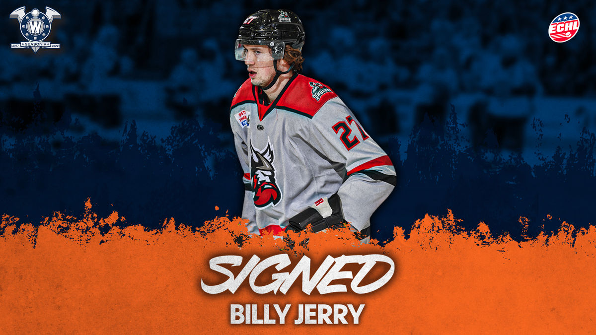 Worcester Railers HC Sign Forward Billy Jerry
