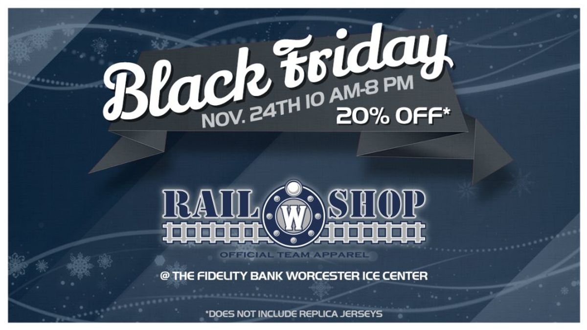 Worcester Railers HC Announce Black Friday Specials