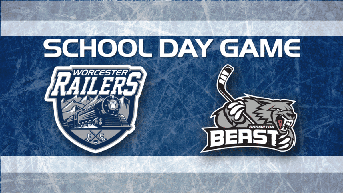 Worcester Railers HC announce School Day Game on November 14 at 10:05am