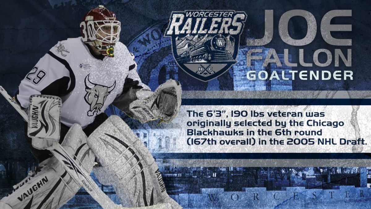 Worcester Railers HC Sign Goaltender Joe Fallon to ECHL Contract