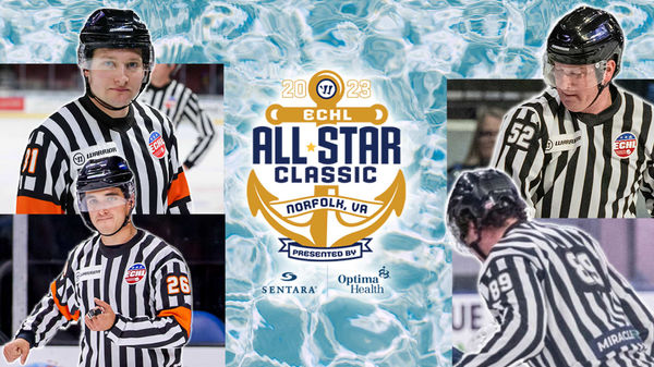 Officials named for 2023 Warrior/ECHL All-Star Classic