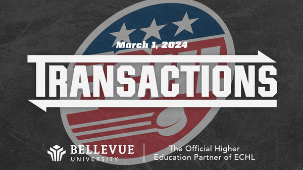 ECHL Transactions - March 1
