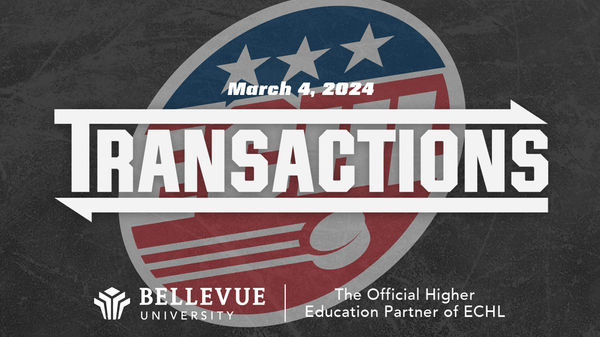 ECHL Transactions - March 4