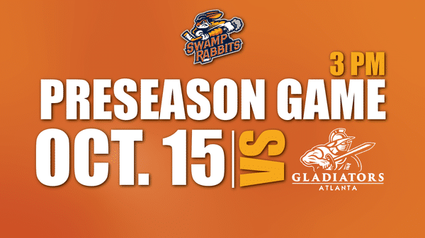 SWAMP RABBITS ANNOUNCE FAN ACTIVITIES FOR PRESEASON HOME GAME