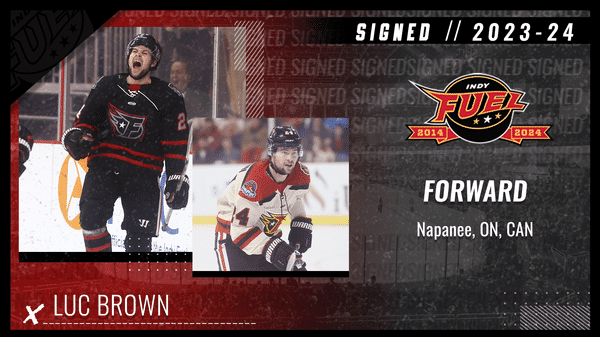 INDY RE-SIGNS FORWARD LUC BROWN