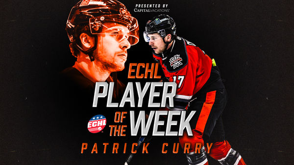PATRICK CURRY NAMED ECHL PLAYER OF THE WEEK