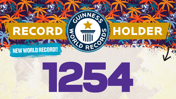 Solar Bears Claim GUINNESS WORLD RECORDS Title For Largest Gathering of People Wearing Aloha Shirts