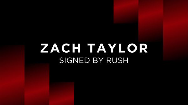 RUSH AGREE TO TERMS WITH BROCK UNIVERSITY D-MAN TAYLOR