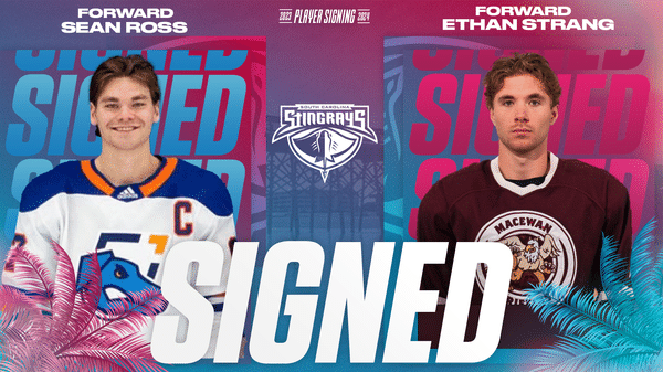 STINGRAYS SIGN SEAN ROSS AND ETHAN STRANG