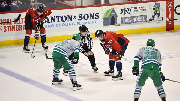 STINGRAYS DROP FIRST GAME OF THE WEEKEND TO THE EVERBLADES