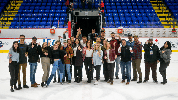 Group Photo On The Ice