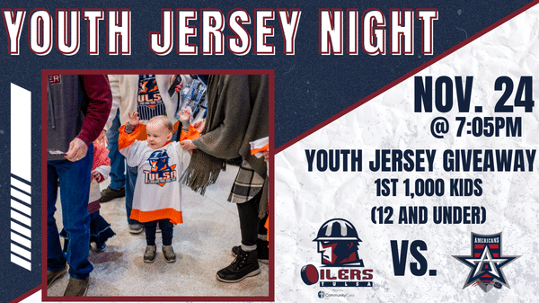 Youth Jersey Night - 1st 1,000 kids 12 years old and under